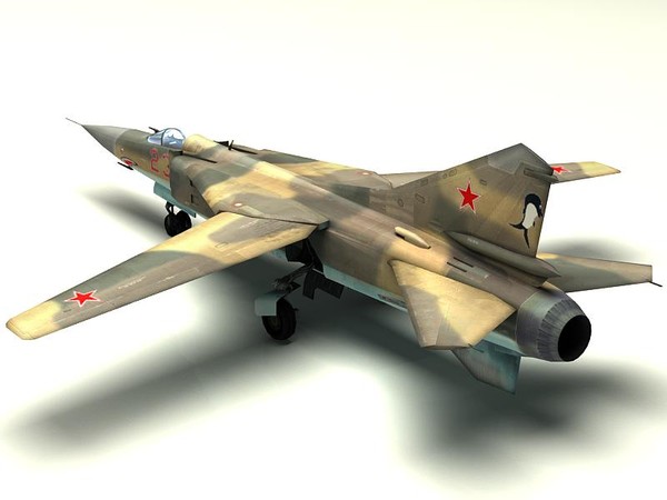 3d max russian mig-23 - Mig-23... by GARYOSAVAN