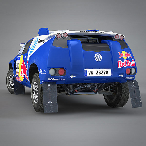 3dsmax volkswagen rally touareg - Volkswagen Touareg 2 Rally by NesAn Studio