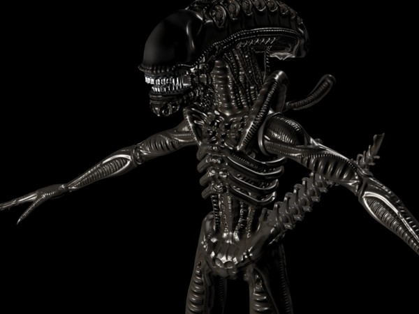 alien warrior 3d model - Alien Warrior by Andrew Alonso