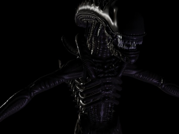 alien warrior 3d model - Alien Warrior by Andrew Alonso