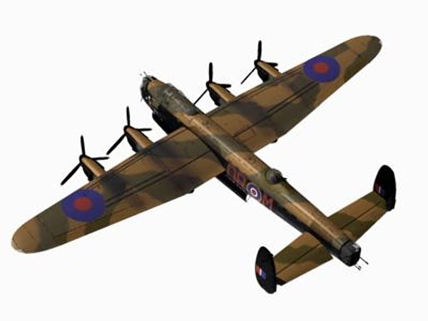 3d model avro lancaster bomber - Avro Lancaster B1 by pbratt