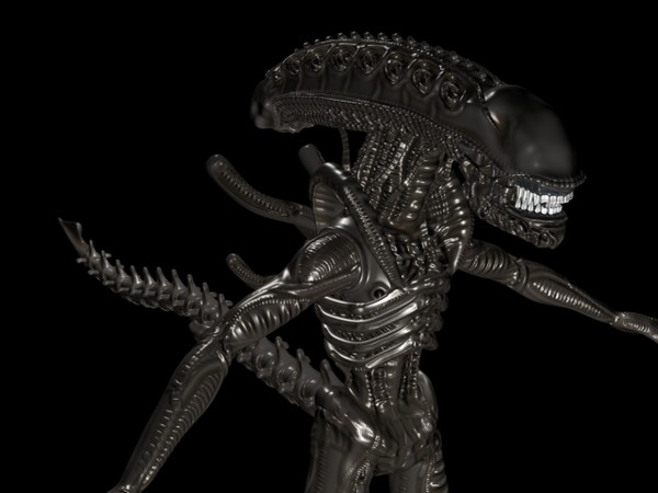 alien warrior 3d model - Alien Warrior by Andrew Alonso