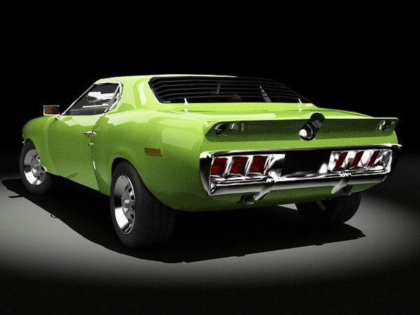 3d plymouth road runner - Plymouth Road Runner by fabelar