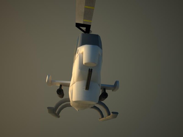 3d model of ah-1w supercobra attack helicopter - AH-1W SuperCobra by Alexander Miller