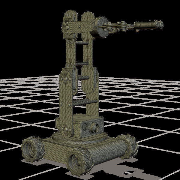 roboarm character poser 3d model - RoboArm Character by Almalm