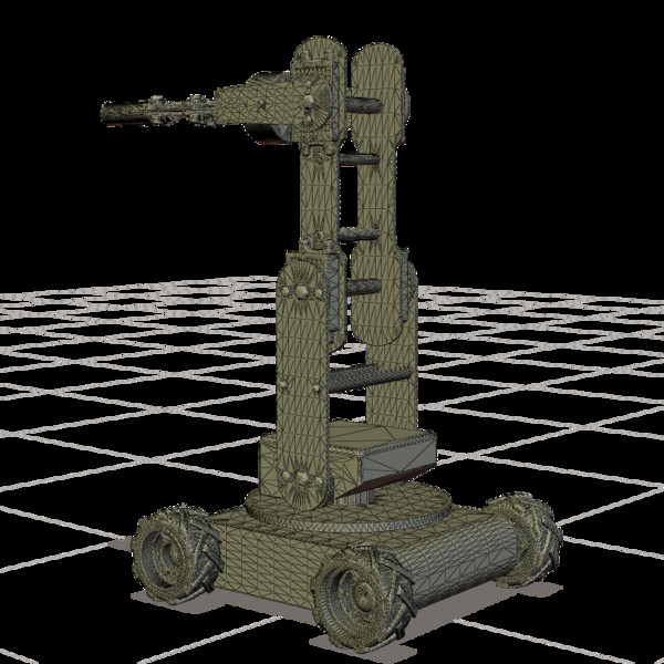 roboarm character poser 3d model - RoboArm Character by Almalm