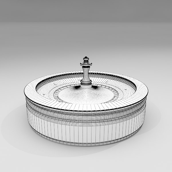 3d model roulette wheel 3 american - Roulette Wheel 3 (American and European) by fuuuuuu