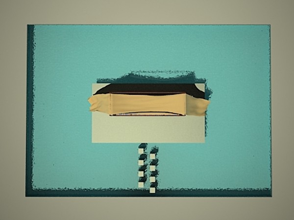 3d four-poster bed - Four-poster bed by fabelar