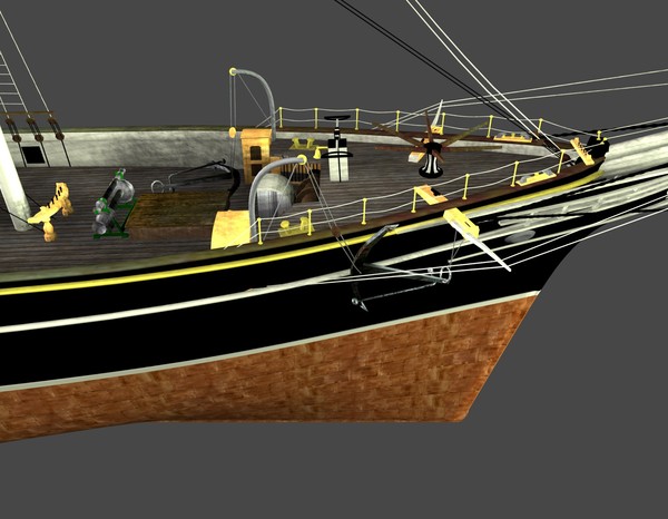 3d clipper cutty sark - CUTTY SARK CLIPPER by ar3ding
