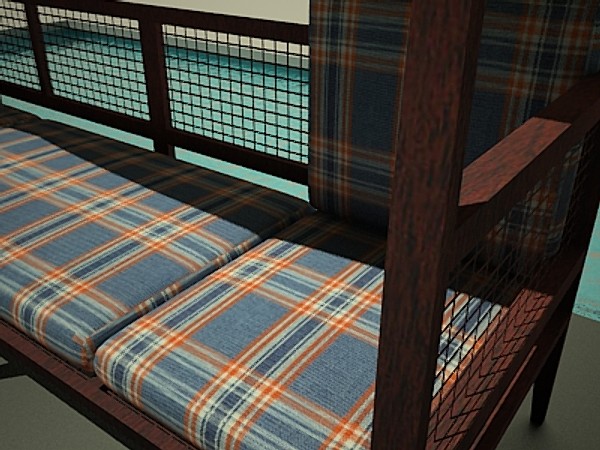 3d four-poster bed - Four-poster bed by fabelar