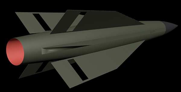 max military hawk ground air - US Military Hawk Ground to Air Anti Aircraft Missile by Imagetek3D