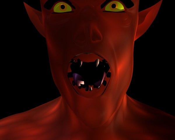 female fell demon 3d model - Fell Demon by Emagyn