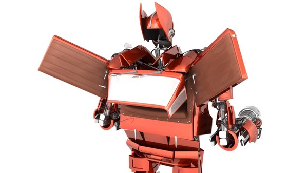 3d animation triumph herald transformer model - Transformer Autobot Triumph Herald by robman88