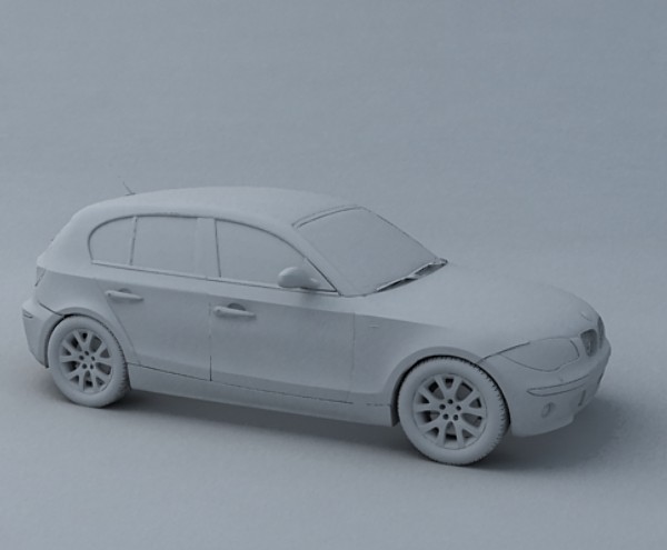 3d model bmw 1 - BMW 1 by dentonvanzan