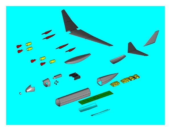 3d antonov an-124 cargo aircraft - AN-124.dwg or .dxf (zip) by RodgerSaintJohn