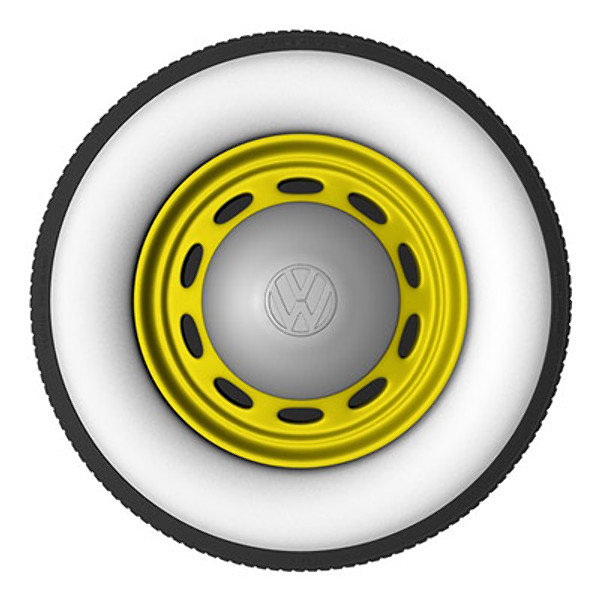 wheel tire beetle 3d model - Volkswagen Beetle Wheel by NesAn Studio