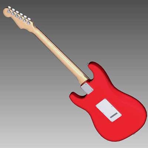 3d fender stratocaster - Fender Stratocaster by mostlysquare