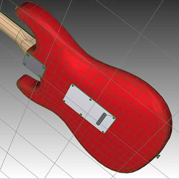 3d fender stratocaster - Fender Stratocaster by mostlysquare