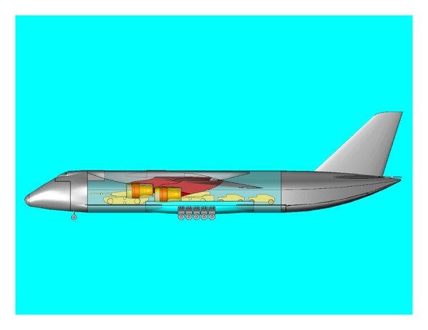3d antonov an-124 cargo aircraft - AN-124.dwg or .dxf (zip) by RodgerSaintJohn