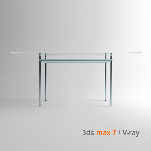 3d le corbusier tables - lc12 by lajhar