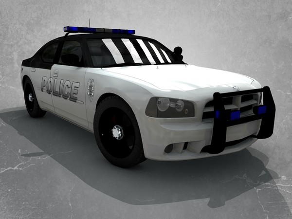 charger police cruiser 3d model - Charger Police Cruiser by JonnyChapps