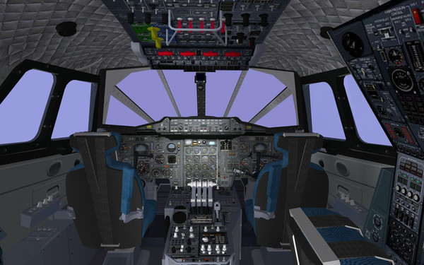 3d model interior concorde - Concorde Interior by mach 3 graphics