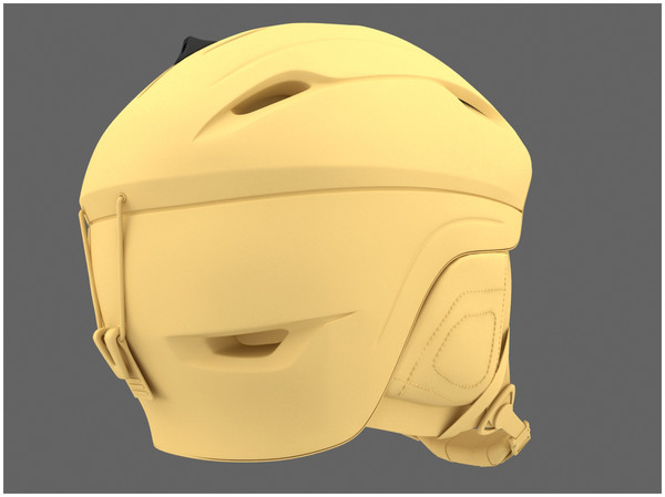 3d model winter sports helmet ski - Winter Sports Helmet and Ski Goggles by Tornado Studio