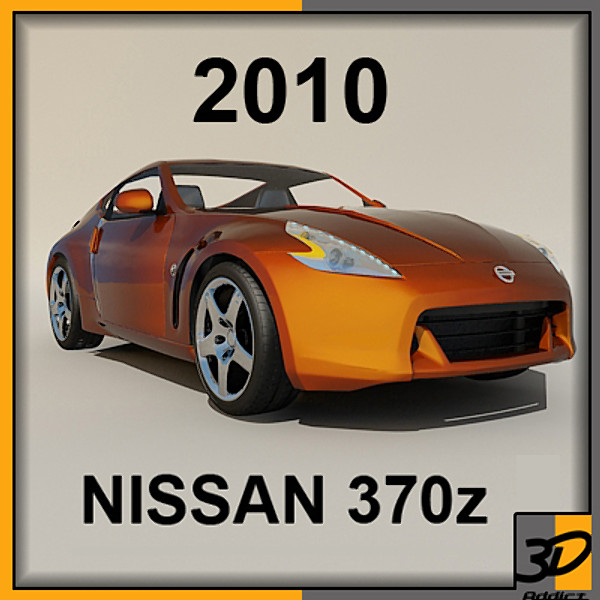 3d model 2010 nissan 370z z - Nissan 370z 2010 by 3d_addict