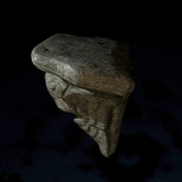 3dsmax stone pedestal angel - Pedestal Angel by 3D_Monger