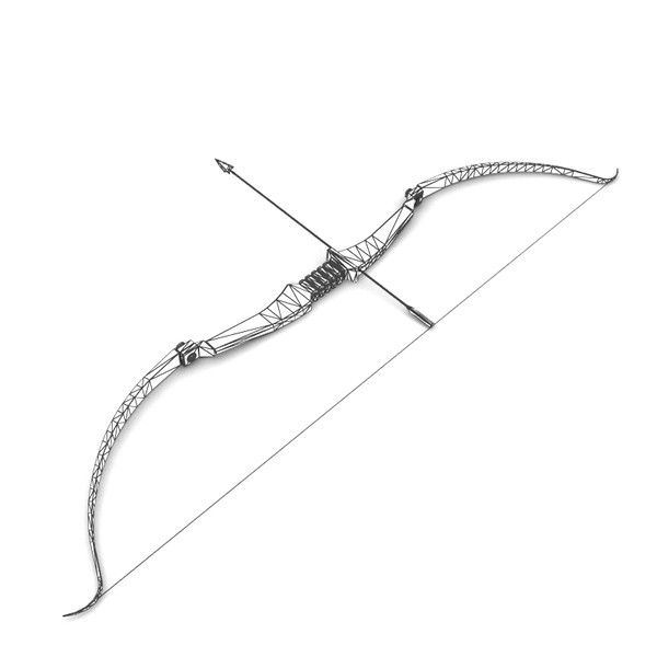 3d model classic bow - Bow by 3D Graphics