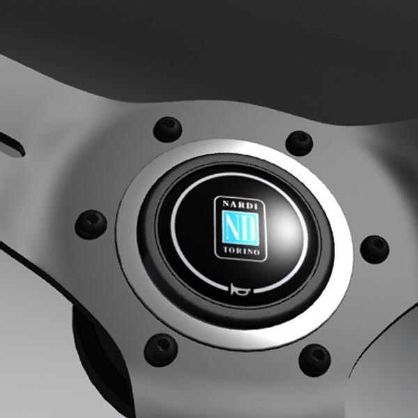 3d model sports steering wheel nardi - Nardi Deep Corn sports steering wheel by aga22