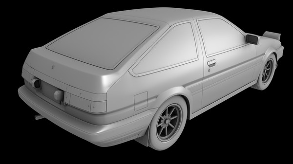 toyota ae86 sprinter trueno obj - Toyota AE86 Sprinter Trueno by tuann123