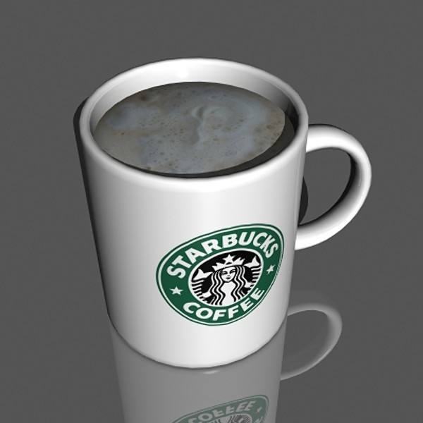 3d model of latte - Latte by mostlysquare