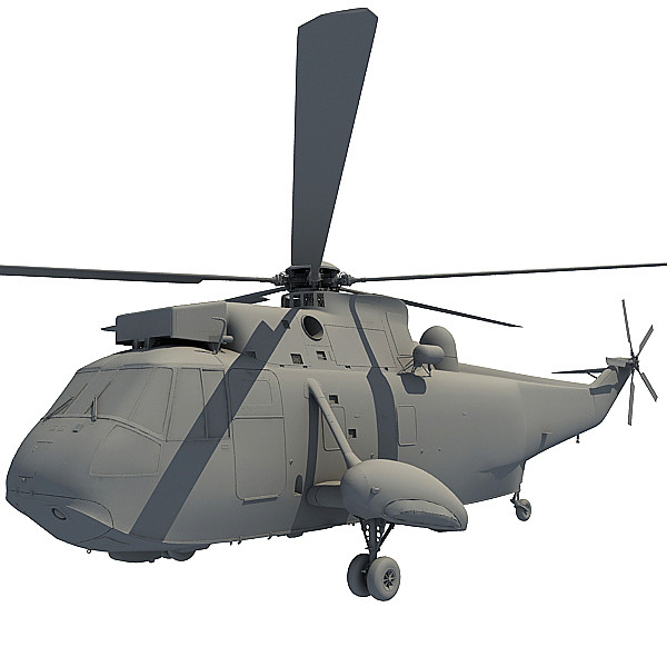 maya westland sea king helicopter - Westland Sea King by Gandoza