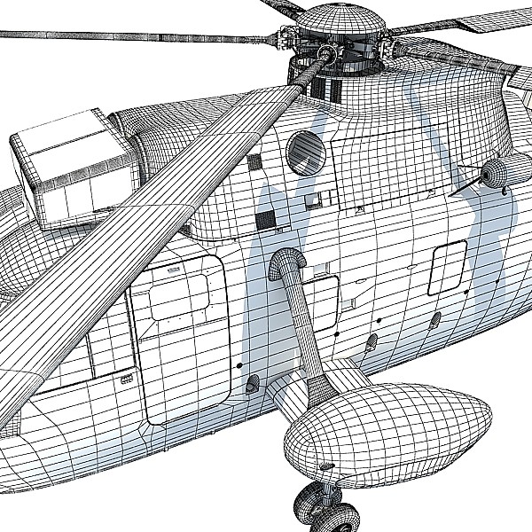 maya westland sea king helicopter - Westland Sea King by Gandoza