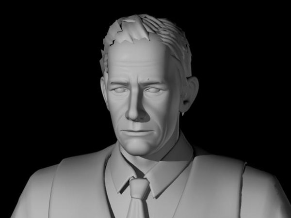 character 3 3d model - Human Model, 3 variations, ma, mb, obj formats... by fishzombie