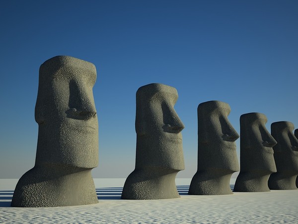 moais easter islands 3ds - Moais of easter islands by yusuf joher taherali
