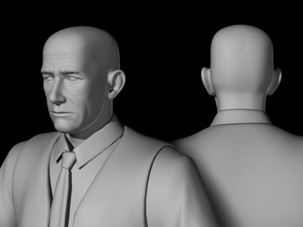 character 3 3d model - Human Model, 3 variations, ma, mb, obj formats... by fishzombie