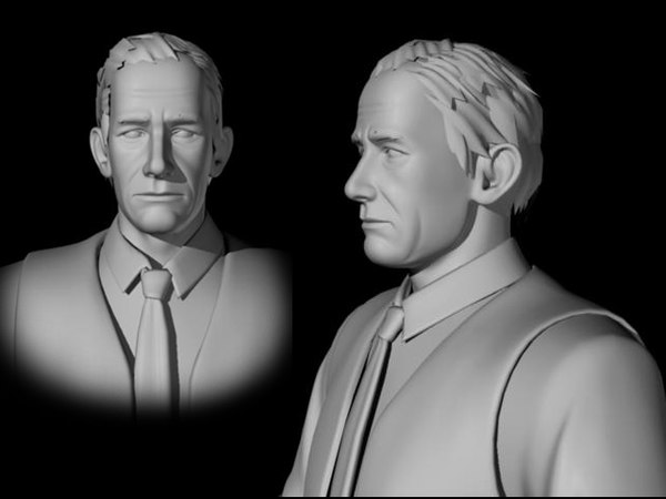 character 3 3d model - Human Model, 3 variations, ma, mb, obj formats... by fishzombie