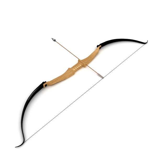 3d model classic bow - Bow by 3D Graphics