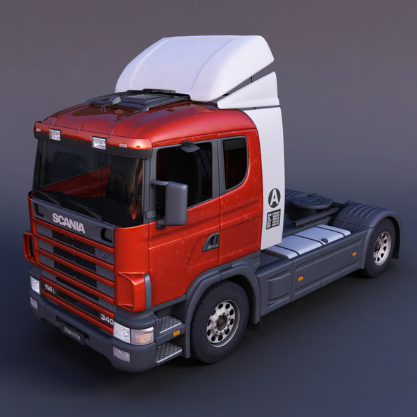 3d scania semi-trailer truck model - Semi-trailer truck by warlockgraphics
